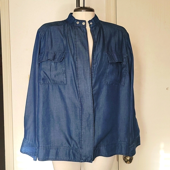 Ava Viv long sleeve denim shirt - Picture 1 of 8